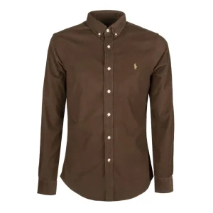 Camicia A Coste Uomo Chocolate Mousse