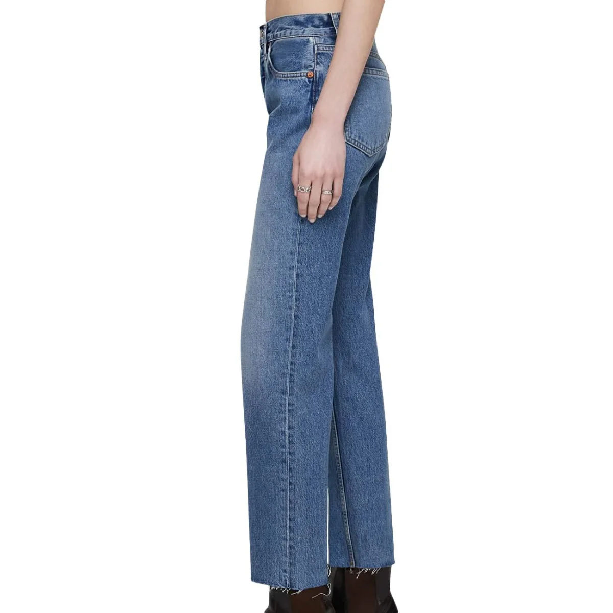 70S Stove Pipe Jeans Donna Medium Vain - immagine 3