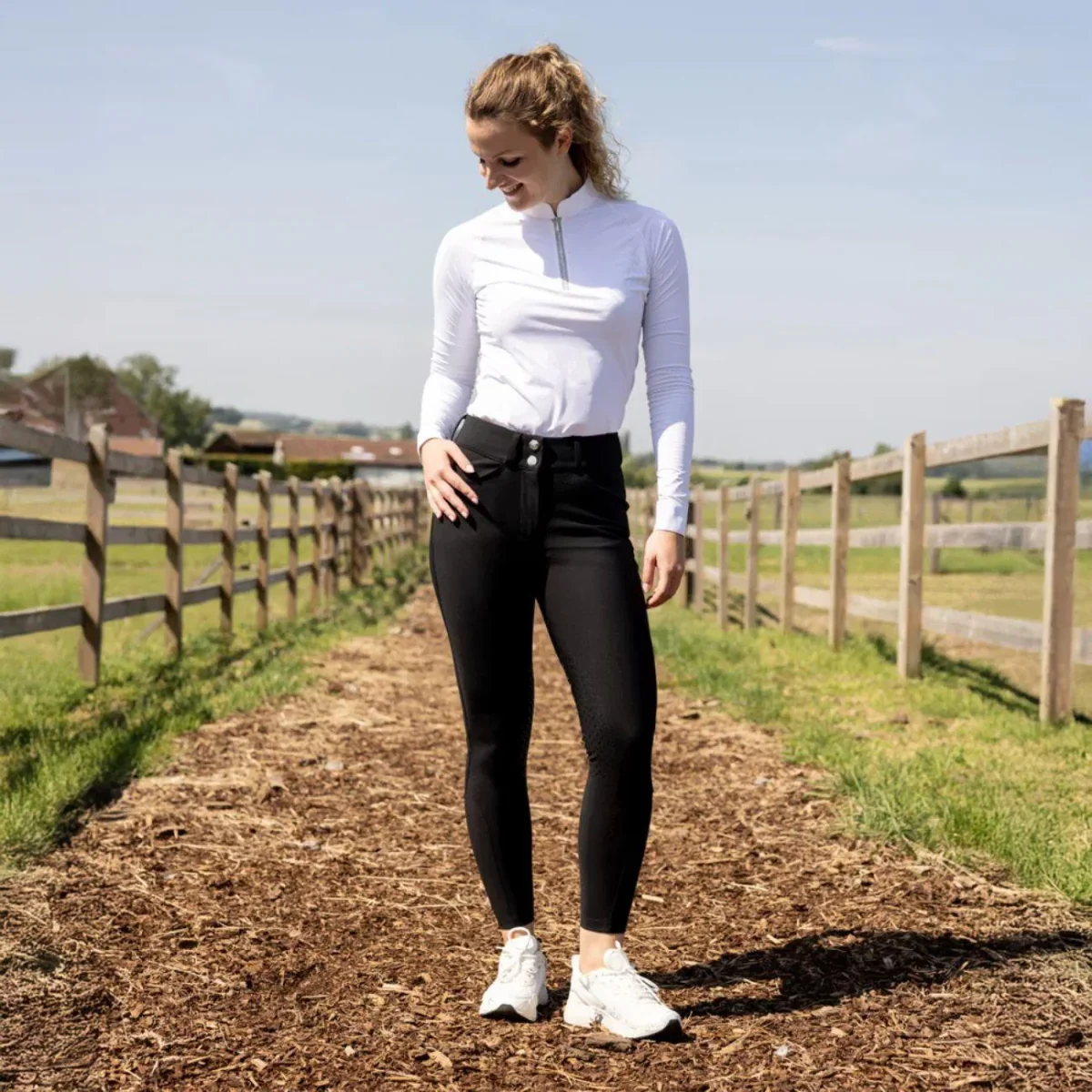 KENTUCKY Miami Women Breeches Knee Grip KENTUCKY Nero pantaloni da equitazione - immagine 6