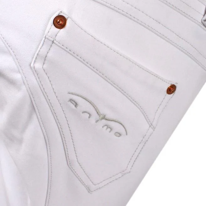 ANIMO Nai Animo 02 Bianco Pantaloni Da Equitazione - immagine 5