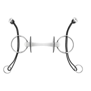 NATHE FILETTO ELEVATORE AD ANELLI CANNA 20 MM. CON BOCCA MULLEN FLESSIBILE NATHE Bianco - ELEVATORE