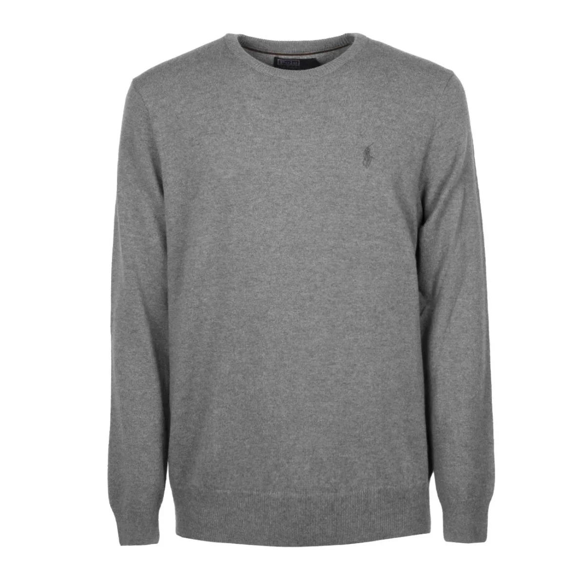 Pullover Lambswool Uomo Fawn Grey Heather - immagine 3