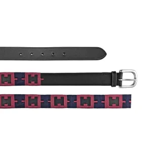 Equestro POLO BLACK BLUE BURGUNDY Borse E Cinture