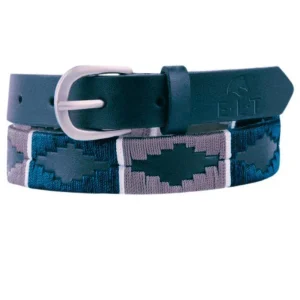 Cintura In Cuoio Modello Gemma Elt Nero/Lilla