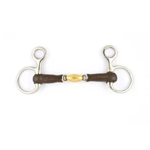 JUMP'IN BAUCHER SPEZZATO IN 3 RIVESTITO IN CUOIO JUMP'IN OTTONE imboccature speciali 10C