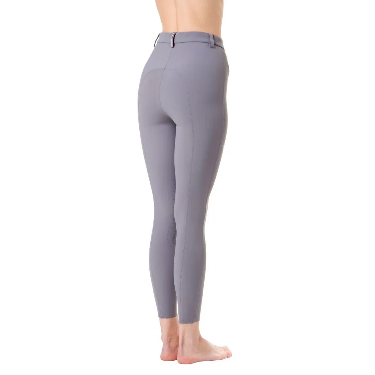 Pantalone Da Equitazione Da Donna Half Grip Parigi Mascheroni Grigio - immagine 8