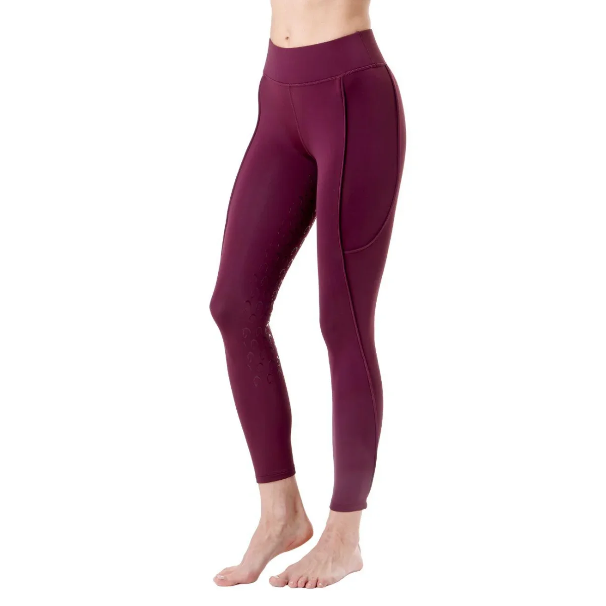 Leggings Donna Full Grip Mascheroni Bordeaux - immagine 3