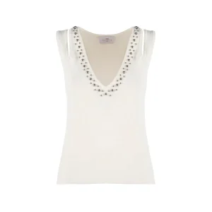 Top Mujian Donna Bianco