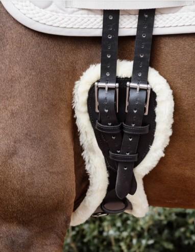 KENTUCKY SHEEPSKIN ANATOMIN SHORT GIRTH KENTUCKY Nero sottopancia da salto - immagine 3