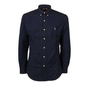 Camicia Slim Uomo Newport Navy