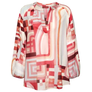 Blusa Stampa Geometrica