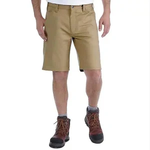 Carhartt Rugged Professional Relaxed Fit Short 10" Kaki bermuda professionale in canvas elasticizzato