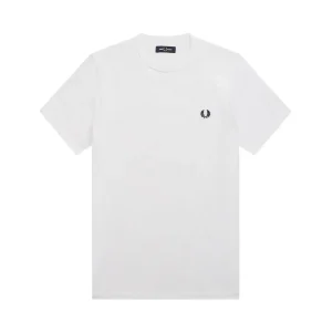 Tshirt Ringer Uomo Bianco