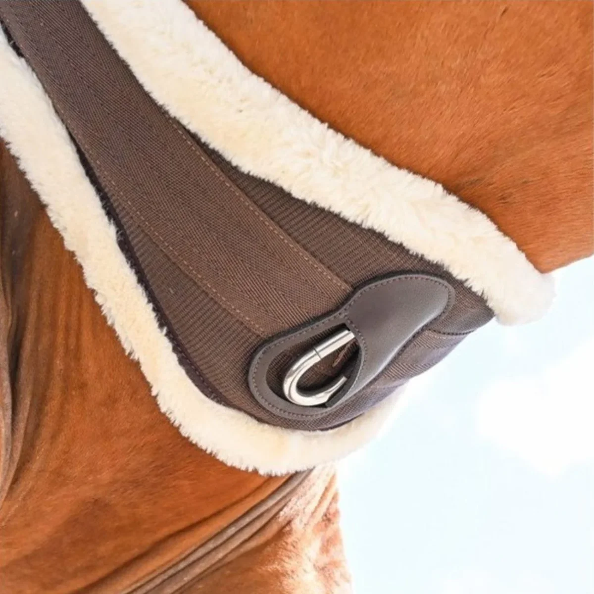 JUMP'IN SOTTOPANCIA ANATOMICO CON AGNELLINO SINTETICO JUMP'IN Marrone sottopancia SASOMMMARRONE - immagine 3