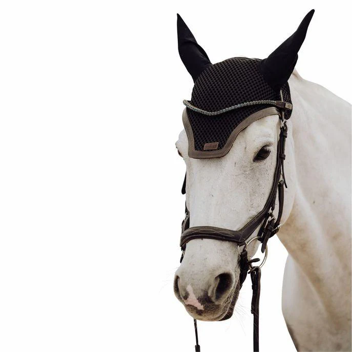 Cuffietta Antimosche Enibo Official Nero/Pelle Marrone - immagine 4