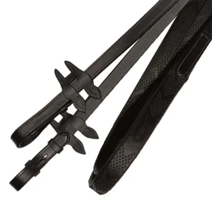 HORSENA REDINI IN CUOIO E GOMMA KRIS MODELLO "CLASSIC" BLACK