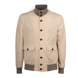 GIUBBINO U. BARRACUDA IN JERSEY C/BOTTONI LBM