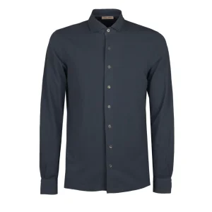Camicia Logo Uomo Navy