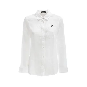 Camicia Da Donna In Lino Mascheroni Bianco