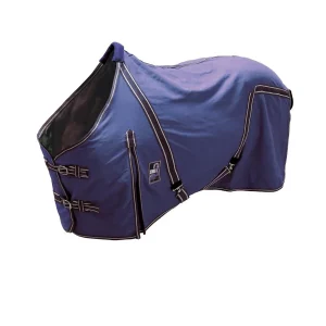 COPERTA IN COTONE CON CINGHIE E SOFFIETTI LATERALI