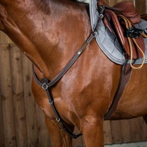 DY'ON PETTORALE IN CUOIO A Y WORKING COLLECTION Marrone PETTORALI