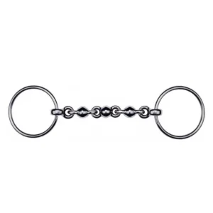FEELING Waterford Snaffle Ss 140 Argento nan IMBOCCATURE ATTACCHI