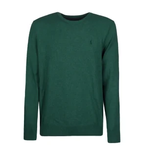 Pullover Lambswool Uomo Hunt Club Green