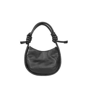 Borsa Demi' Piuma Knot Baby Donna Nero