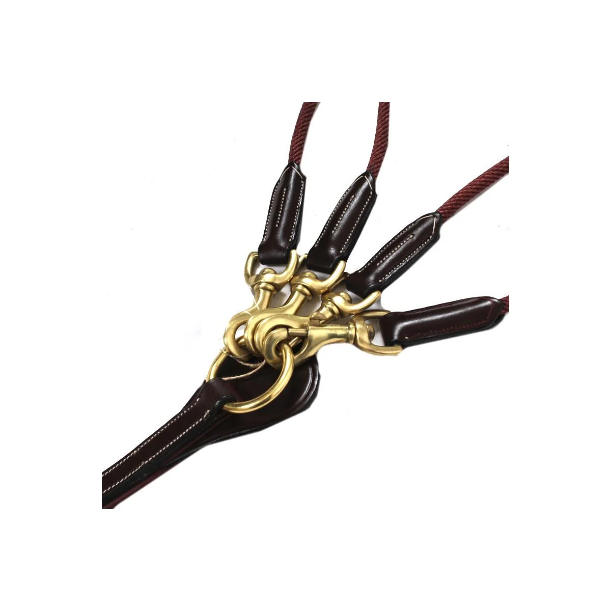 DY'ON GOGUE CUOIO+CORDA TUBOLARE DYON Marrone GOGUE E ABBASSATESTA - immagine 3