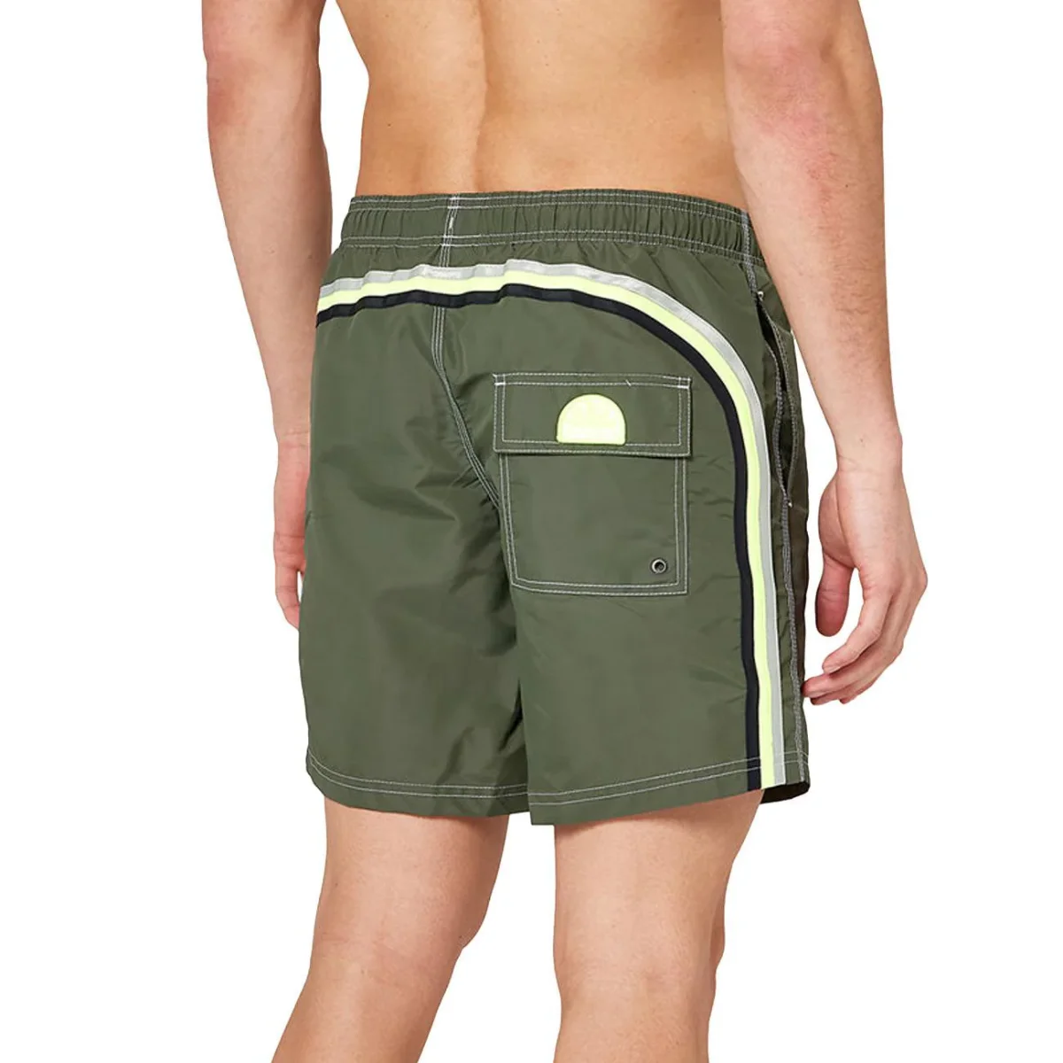 Boxer Mare Arcobaleno Uomo Darkar Green - immagine 3