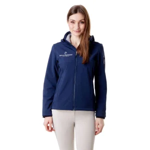 Softshell Da Donna Full Zip Con Logo Tondo Sul Retro Mascheroni Selleria