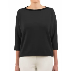 Pullover D. Scol.Barca M. 3/4 Lana/Cashmere Le Tricot Perugia