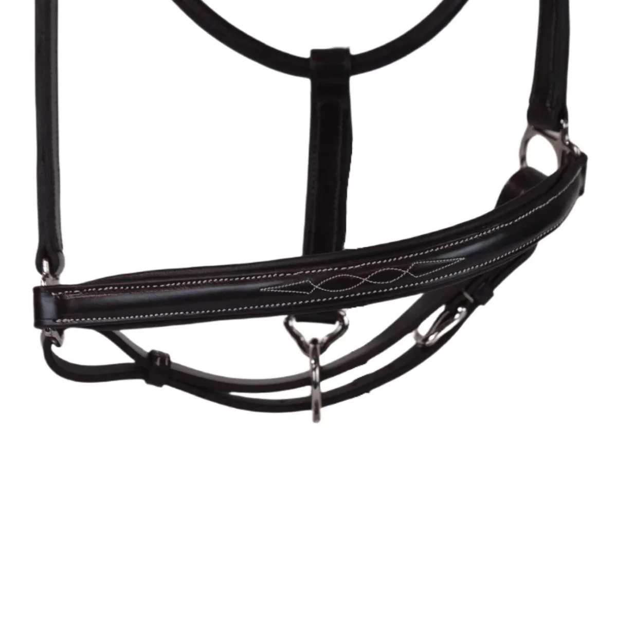 PARIANI CAVEZZA IN CUOIO OXER BLACK CAPEZZINI E CAPEZZE - immagine 3