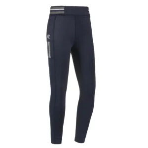 KINGSLAND LEGGINGS DONNA F-TEC4 FULL GRIP KATTIE Blu pantaloni da equitazione