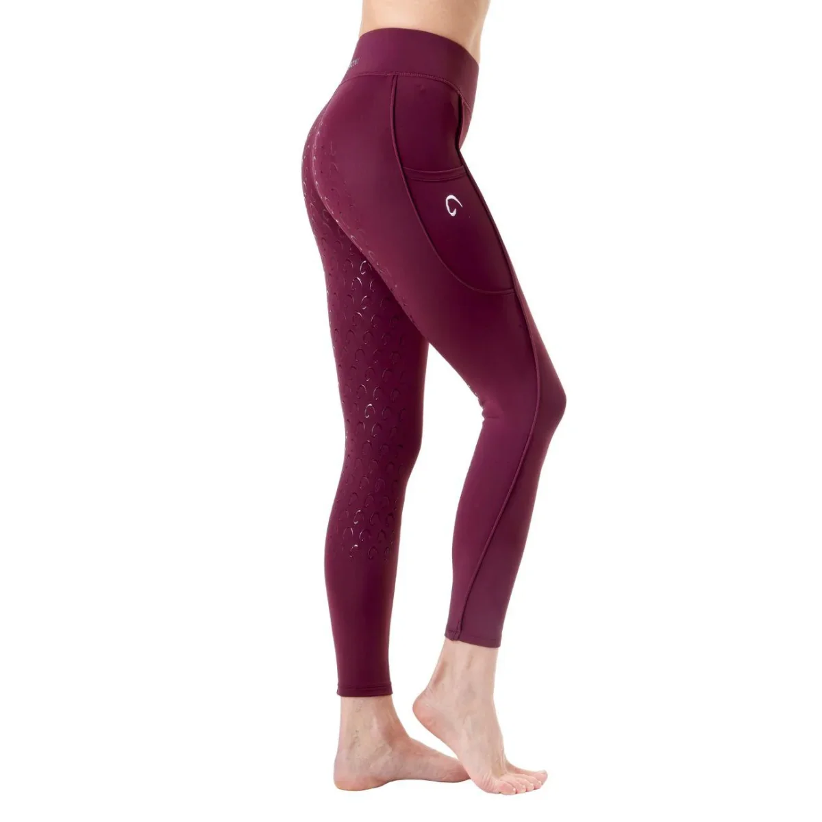 Leggings Donna Full Grip Mascheroni Bordeaux - immagine 8