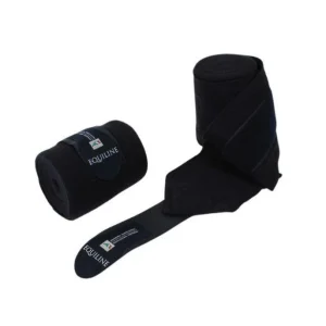 Set 2 Pezzi Di Fasce Da Riposo In Lana Pettinata Blu