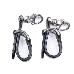 Bruno Kellinghusen Attacco sicurezza tirella a sgancio - Nero Unica per finimenti da attacco