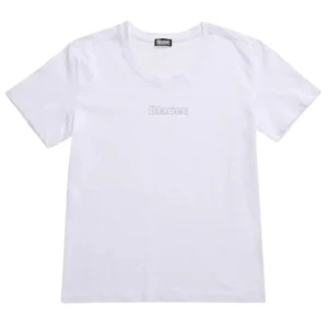 T-Shirt Logo Gommato Pump Donna Bianco