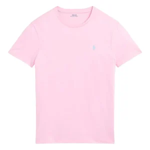 T-Shirt Girocollo Slim Fit Jersey Uomo Bath Pink