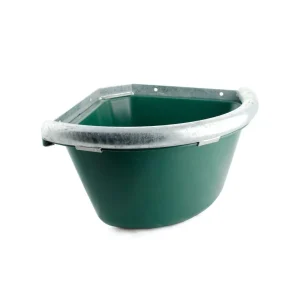 Mangiatoia Angolare In Plastica Con Bordo In Ferro Amahorse