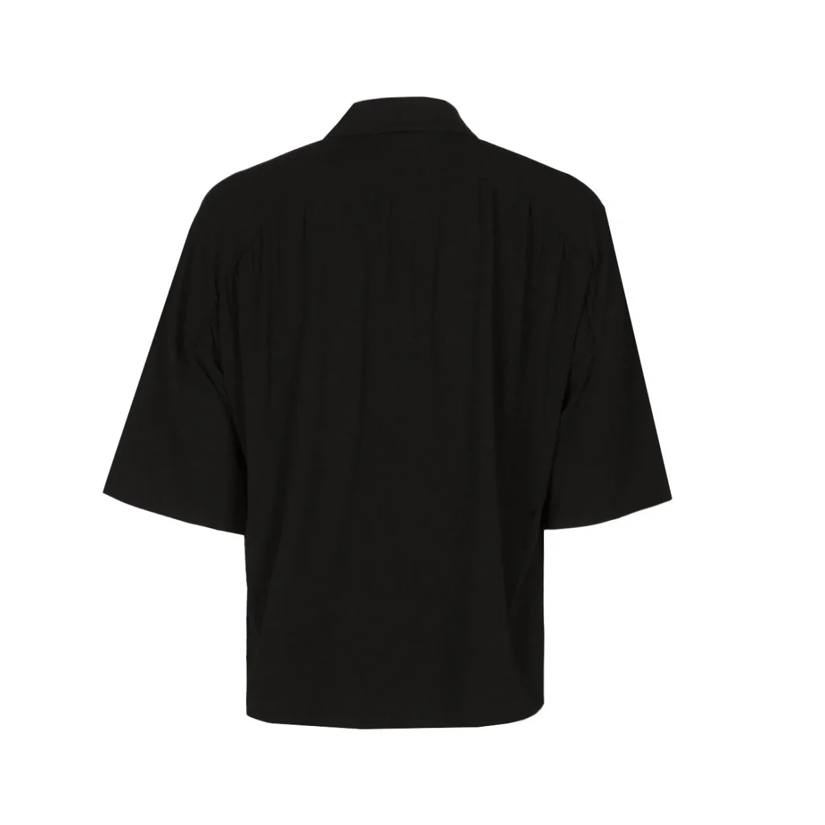 Camicia Crop Donna Nero - immagine 3