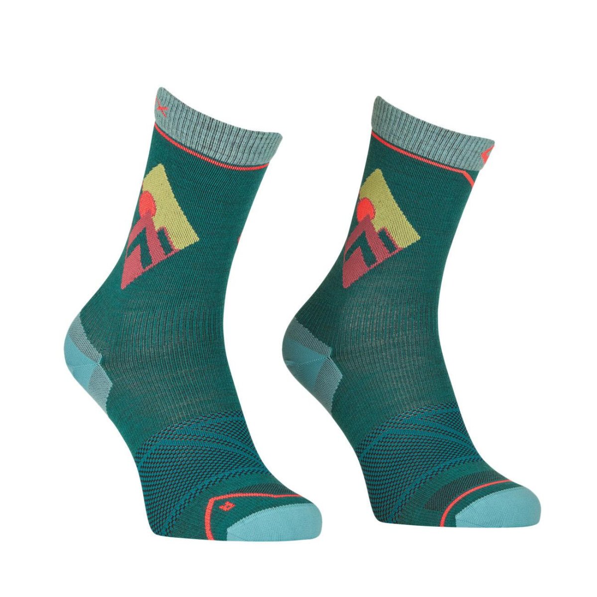 Calze Alpine Light Comp Mid Donna Pacific Green - immagine 3