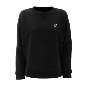 Felpa Da Donna Girocollo Loose Mascheroni Nero