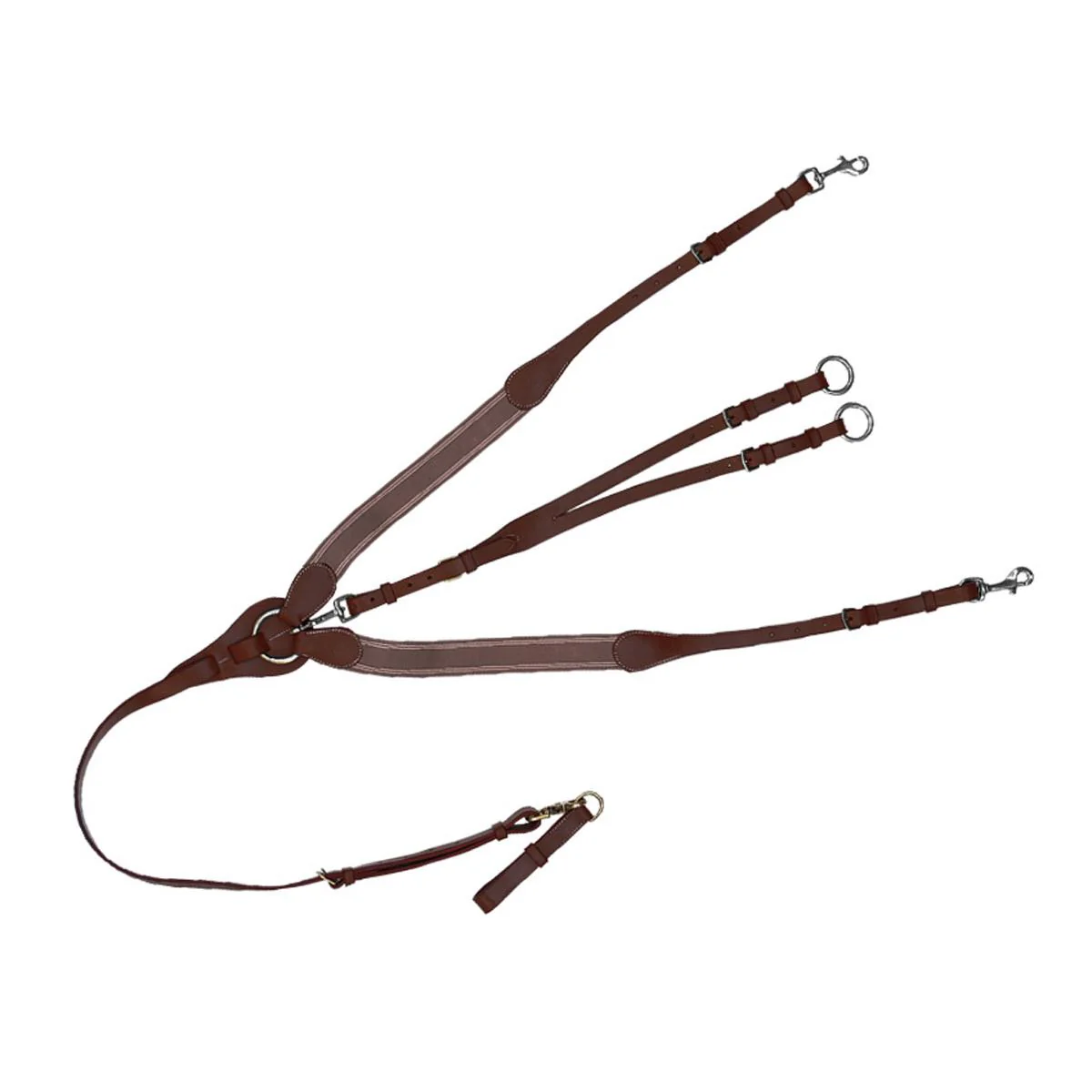 Pettorale in cuoio elastico a Y Daslo - immagine 3