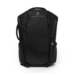 EQUINE HORSE Zaino impermeabile con porta casco BLACK attrezzatura da scuderia (09EH-KI0889)