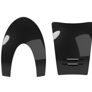 Inserto Anteriore E Posteriore Cap Kep Italia Cromo 2.0 Polish Nero