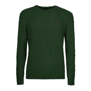 Pullover In Lana E Cashmere Uomo Hunt Club Green