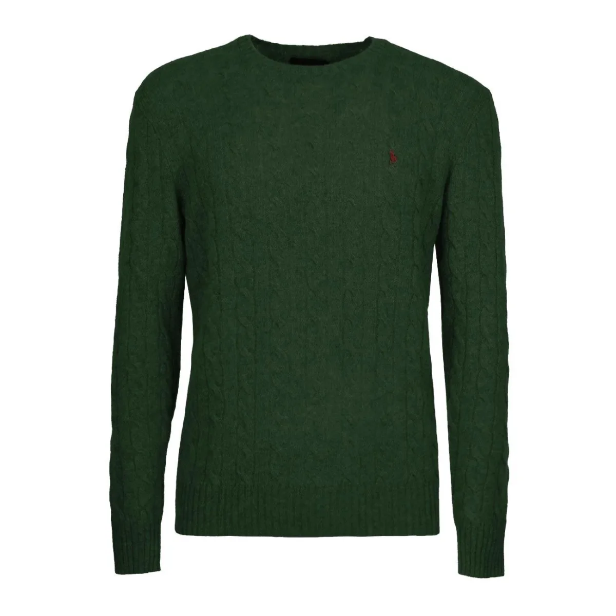 Pullover In Lana E Cashmere Uomo Hunt Club Green
