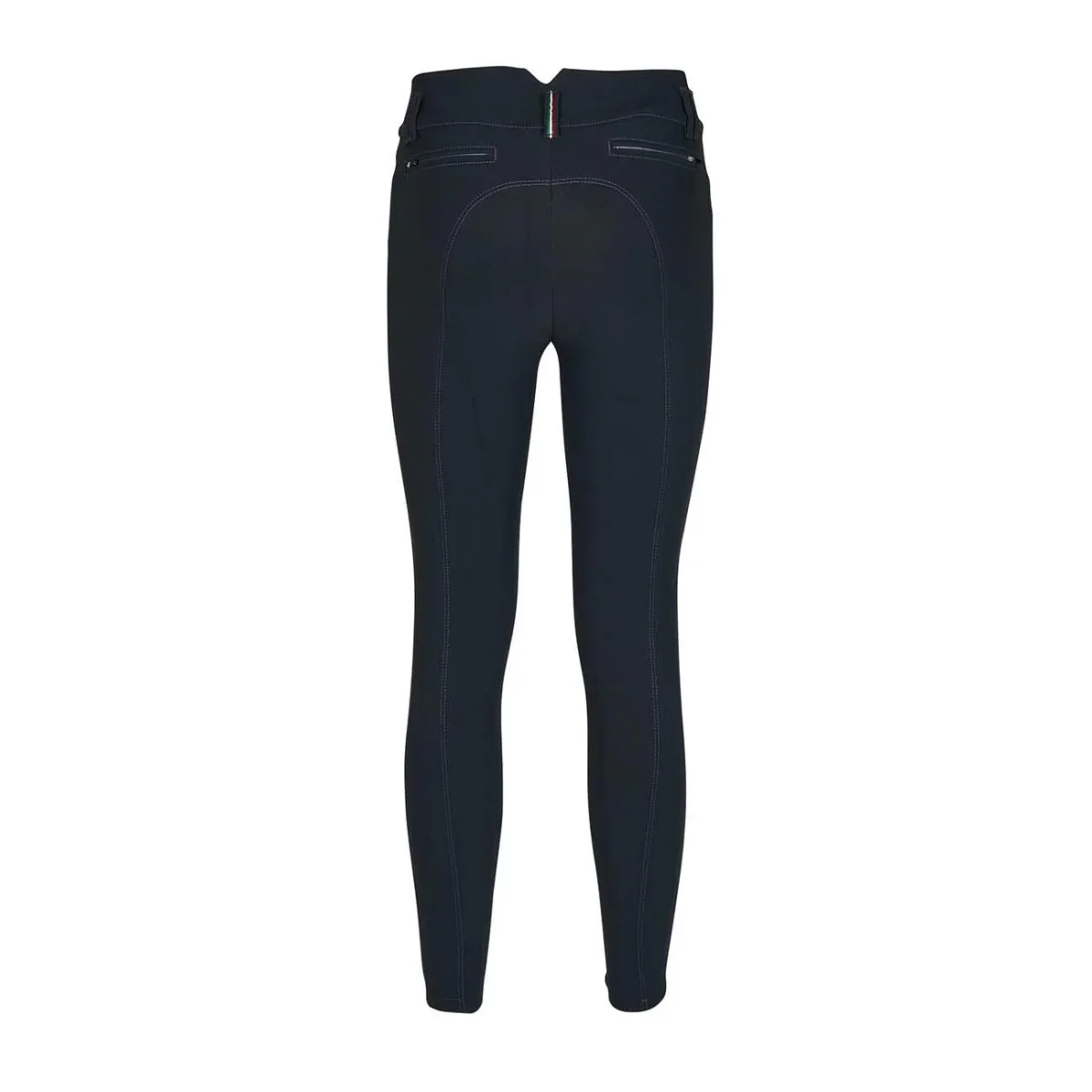 Pantalone da Equitazione Da Donna Half Grip Berlino Mascheroni Grigio Antracite - immagine 3