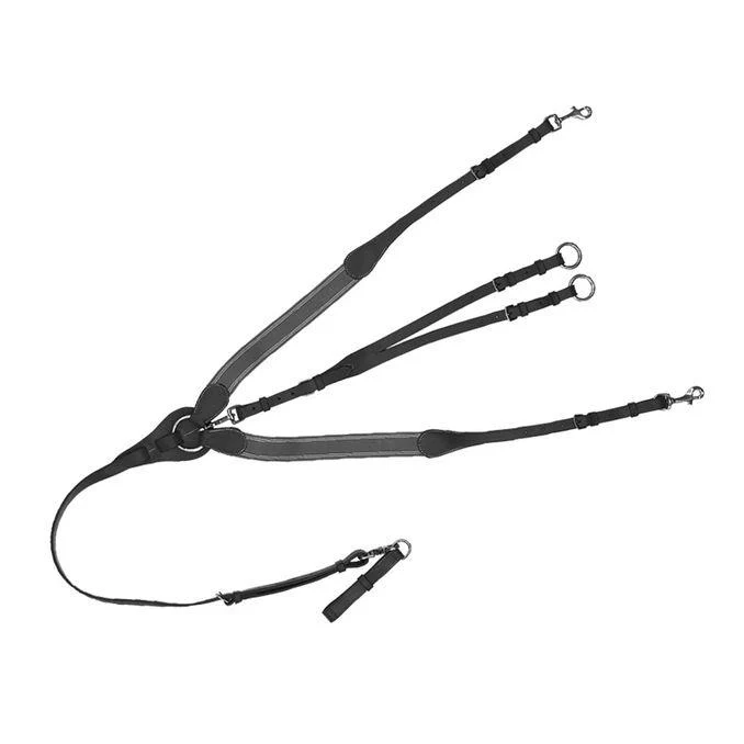 Pettorale in cuoio elastico a Y Daslo